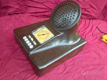 vintage radio Phonola Castiglioni verde no Balilla