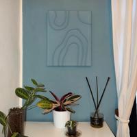 Quadro astratto con texture in rilievo 3d