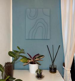 Quadro astratto con texture in rilievo 3d