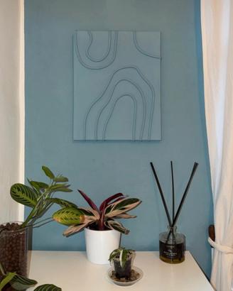 Quadro astratto con texture in rilievo 3d