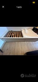 Letto singolo salvaspazio con rete