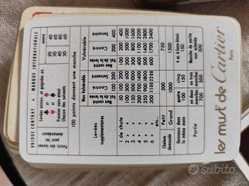 Carte da gioco must de Cartier - ricambi