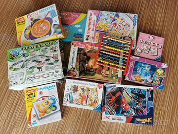 Puzzle, memory e altri giochi
