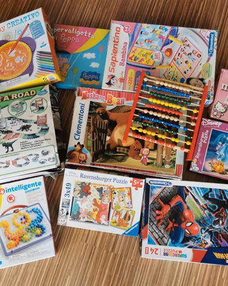 Puzzle, memory e altri giochi