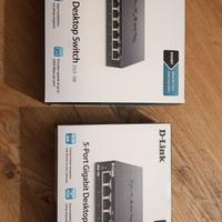 Switch 8 e 5 porte D link