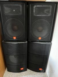 Casse JBL Serie JRX100 + Serie M355 II