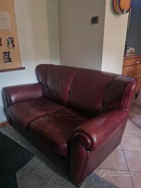 Divano in cuoio vintage