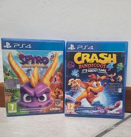 Spryro Reignited Trilogy e Crash Bandicoot 4 - PS4