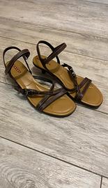Sandali flat Prada Sport in pelle