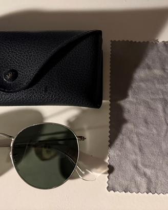 Ray Ban 3447 round metal pari al nuovo