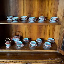 Servizio the Green China  per 12 con teiera