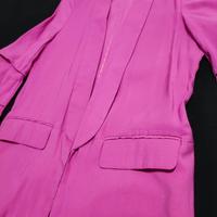 Blazer Casual con Tasche Giacca Donna Rosa S
