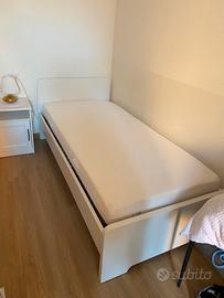 Letto singolo con testata completo