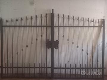 cancello in ferro battuto 