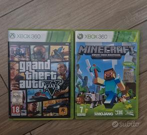 giochi xbox 360 GTA V minecraft