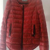 piumino rosso lucido donna
