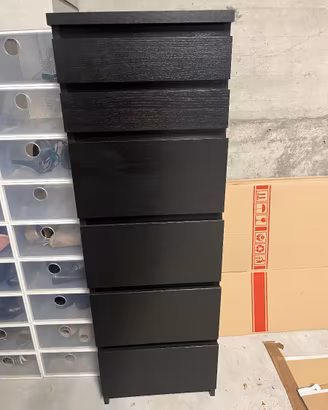 Cassettiera Ikea Malm 6 cassetti