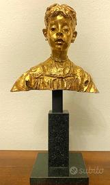 Francesco Messina scultura chierichetto in oro