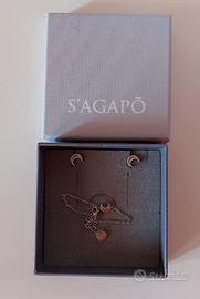 Orecchini e collana luna Sagapó