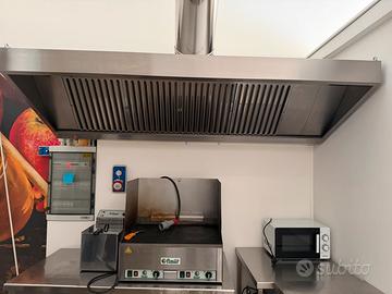 Cappa- friggitrice- banco bar