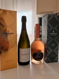 Astucci Ferrari Trento Perlé e Vini veneti