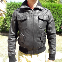 Giubbotto vera pelle Jack & Jones