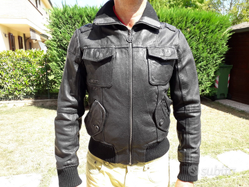 Giubbotto vera pelle Jack & Jones