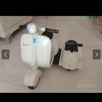 Paggio vespa con sidecar small elettrica 6v