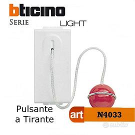 Bticino Living L4033 pulsante a tirante bagno