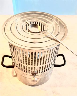 Fornello da fonduta in acciaio inox