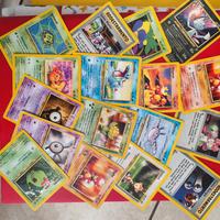 carte Pokemon lotto vintage 