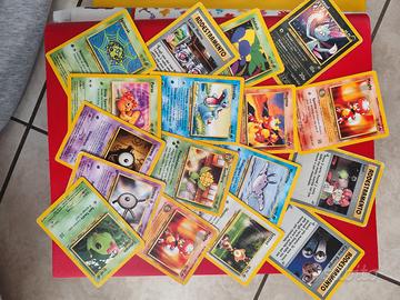 carte Pokemon lotto vintage 