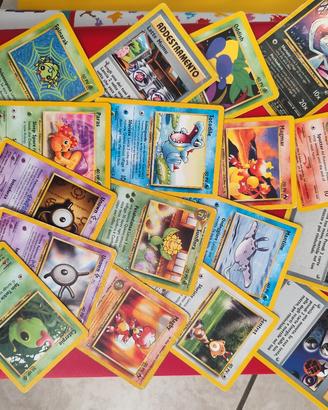 carte Pokemon lotto vintage 