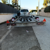 Carrello barca satellite