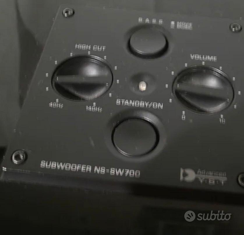 SUB WOOFER YAMAHA NS-SW700 (BP) powered - Audio/Video In vendita a