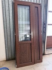 Porta pvc effetto legno