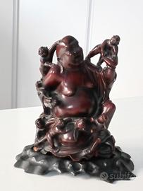 statua del Buddha con bambini fine anni '40