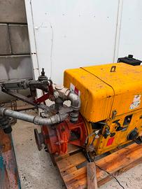 Motore Hatz 3 cilindri diesel con pompa acqua
