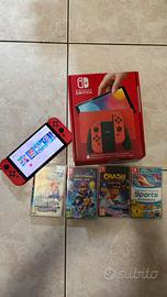 Nintendo Switch Oled Mario Red Edition 64 GB