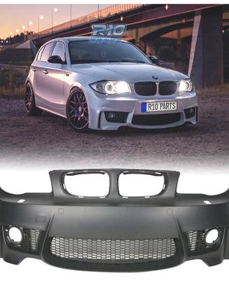 PARAURTI ANTERIORE BMW E87 E82 E81 E88 LOOK 1M PDC