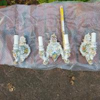 Applicques in ceramica di Capodimonte