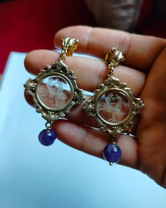 Orecchini Vintage Bijoux – Stile Barocco con Pasta