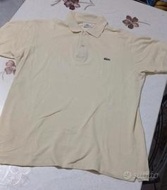 Polo Lacoste gialla classica taglia 3