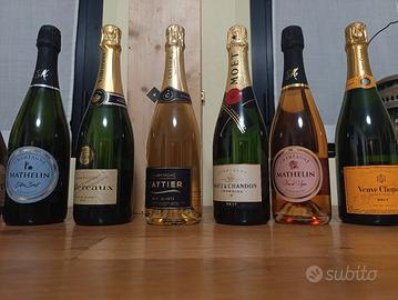6 champagne assortiti