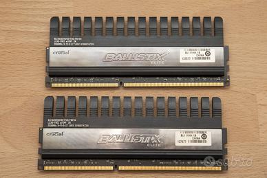 Ram CRUCIAL BALLISTIX ELITE (2x4GB) DDR3 2000MHz