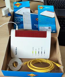 Lotto 3 router fibra FTTH - FRITZBox 5530 libero