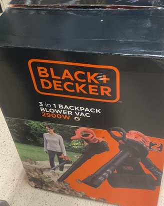 Aspirafoglie con sacco a tracolla