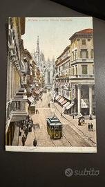 Cartolina vintage Milano Corso Vittorio Emanuele