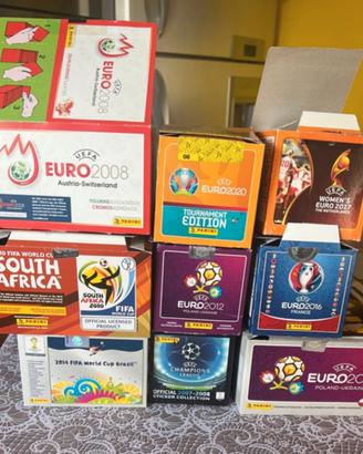 Box Panini calciatori Vuoti