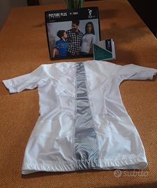 Maglia posturale donna, bianca,tg.S(88-93 CM)